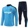 Sudadera De Entrenamiento Chelsea Cremallera De Cuarto 2024-25 Azul - Hombre